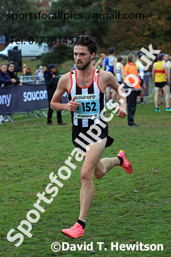 Senior Mens 2024 National Cross Country Relays, Berry Hill Park, Mansfield.   Photo: David T. Hewitson/Sports for All Pics